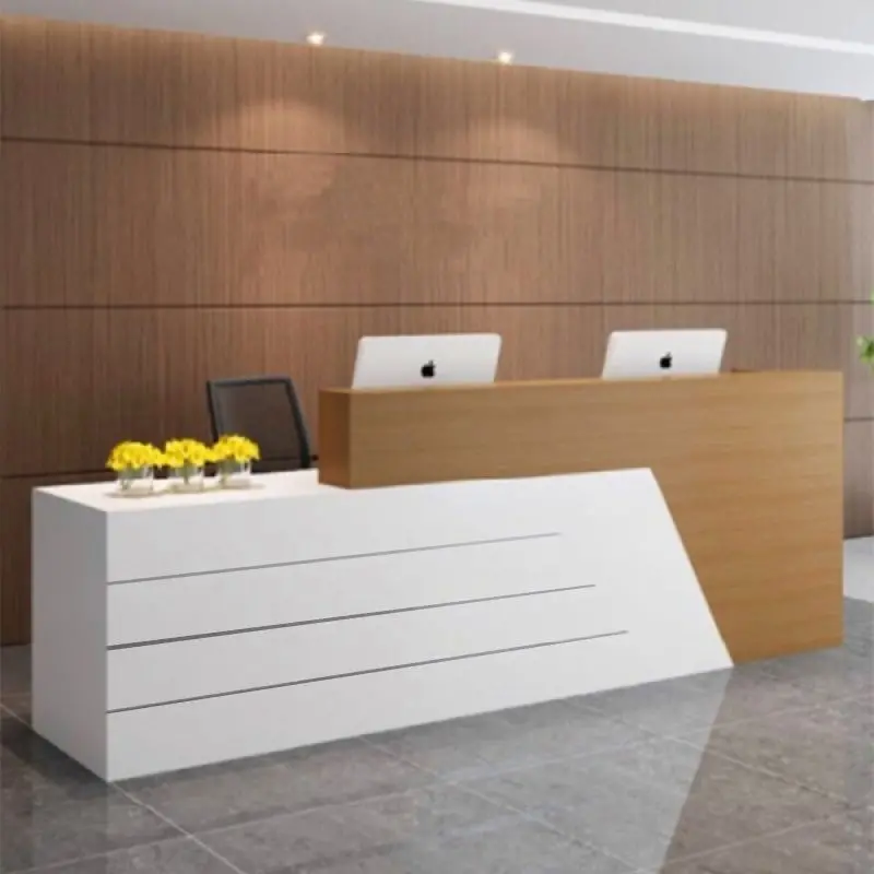Quầy lễ tân đẹp văn phòng 8 Quầy lễ tân đẹp hiện đại