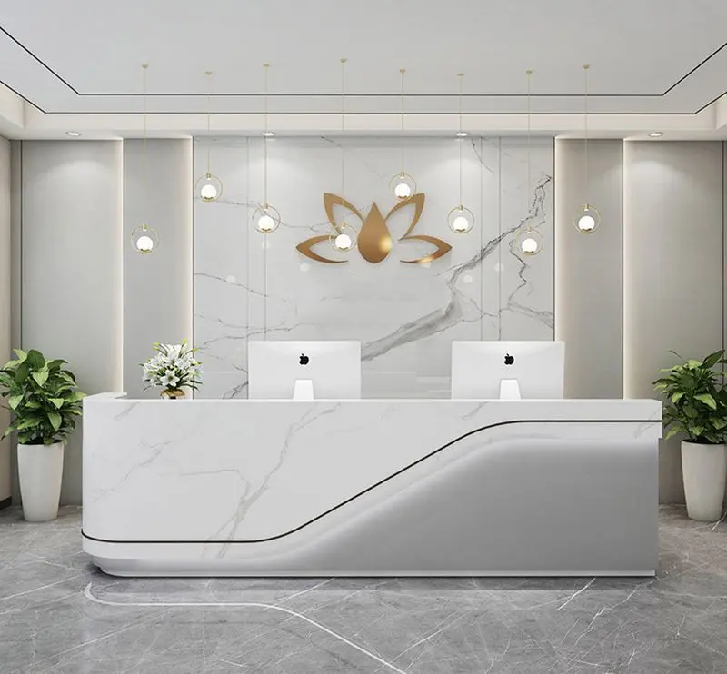 Quầy lễ tân đẹp giá rẻ 6 quầy lễ tân giá rẻ