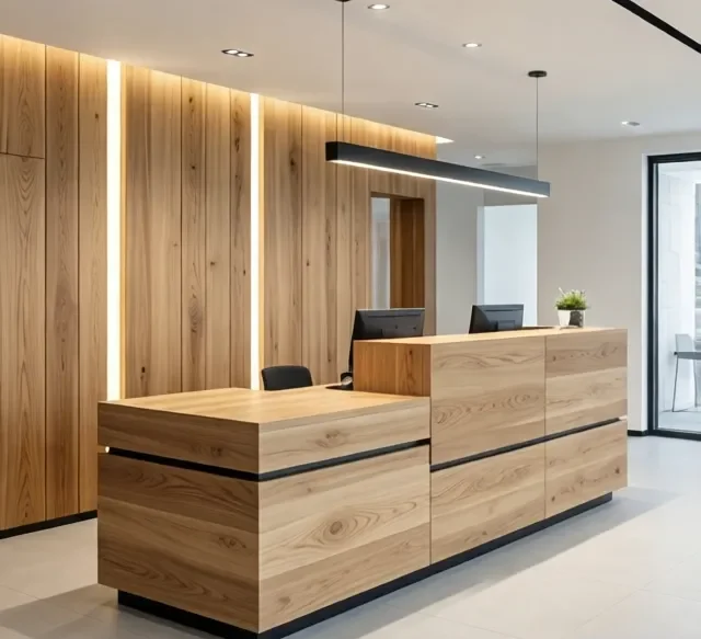 Đóng quầy lễ tân 8 Dong quay le tan 3 e1777357337462