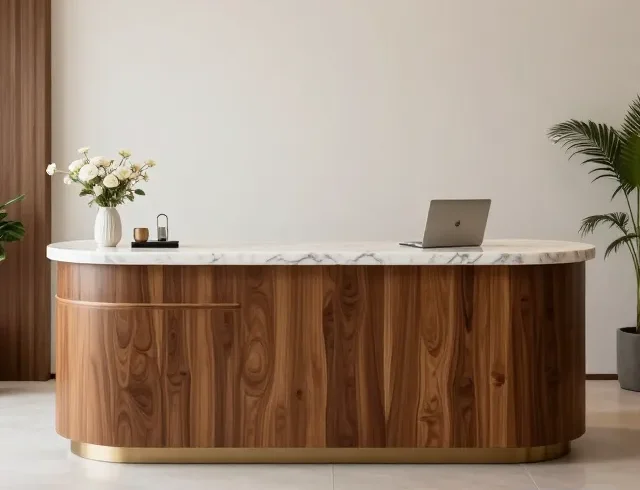 Đóng quầy lễ tân 10 Dong quay le tan 5 e1777357446732