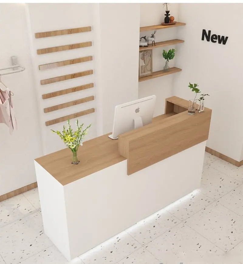 Quầy lễ tân đẹp mini 9 Quầy lễ tân tiện ích