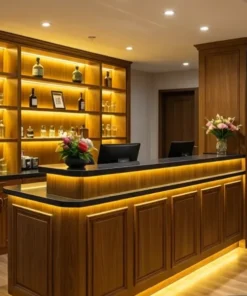 Quầy lễ tân cao cấp xu hướng mới Quầy lễ tân cao cấp xu hướng mới (1)