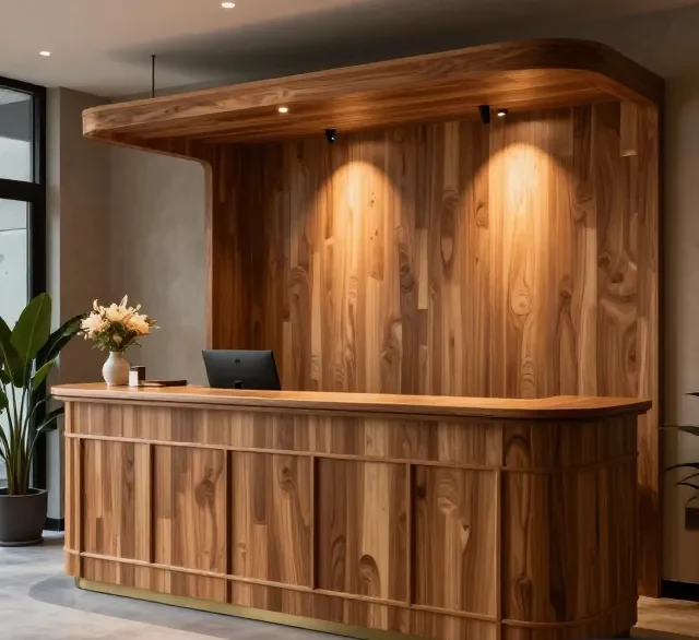 Quầy lễ tân chuẩn doanh nghiệp 8 Quay le tan chuan doanh nghiep 3 e1777344487299