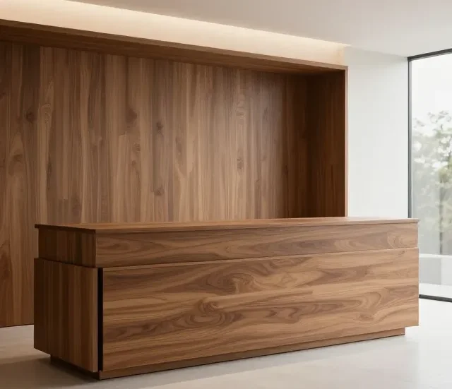 Quầy lễ tân chuyên nghiệp 10 Quay le tan chuyen nghiep 5 e1777346408631