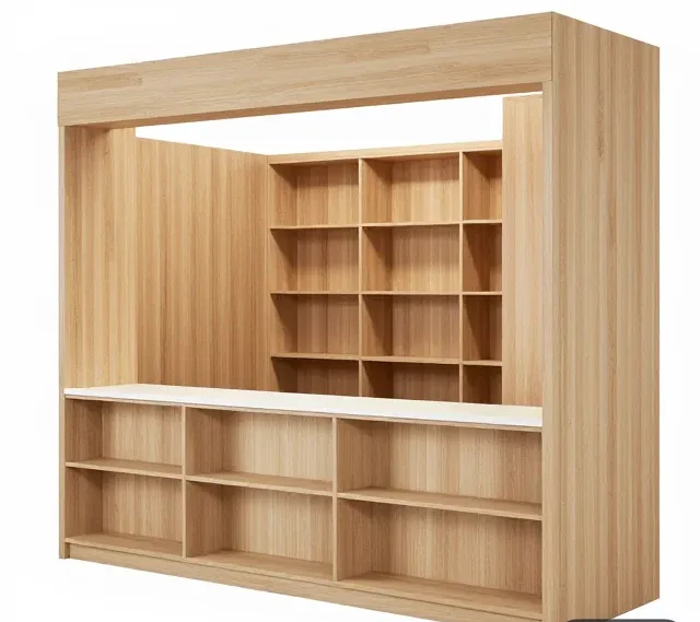 Quầy lễ tân có kệ 9 Quay le tan co ke 4 e1777363156292