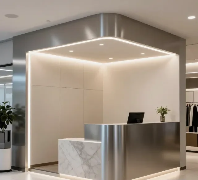 Quầy lễ tân độc đáo 9 Quay le tan doc dao 4 e1777279482805