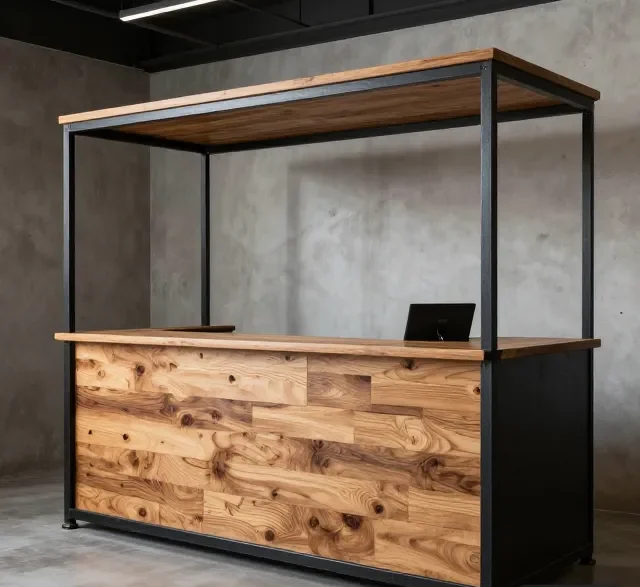 Quầy lễ tân luxury 7 Quay le tan luxury 2 e1777338784360