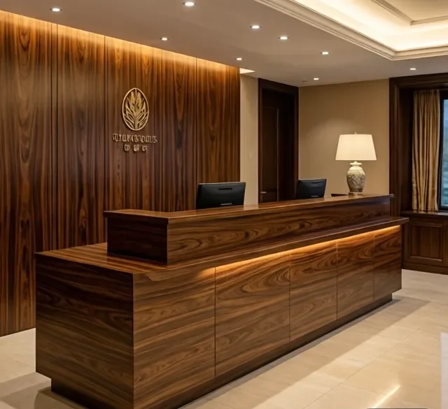 Quầy lễ tân nhỏ cho không gian hẹp 8 Quay le tan nho cho khong gian hep 3 e1777356977684