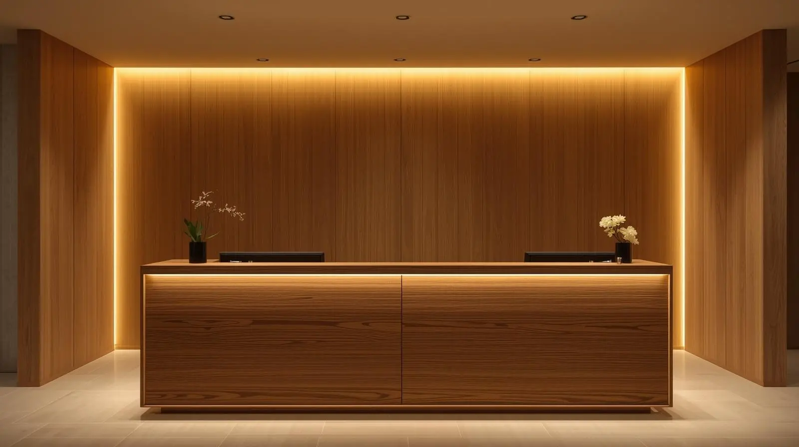 Quầy lễ tân tân cổ điển 10 Quay le tan tan co dien 5