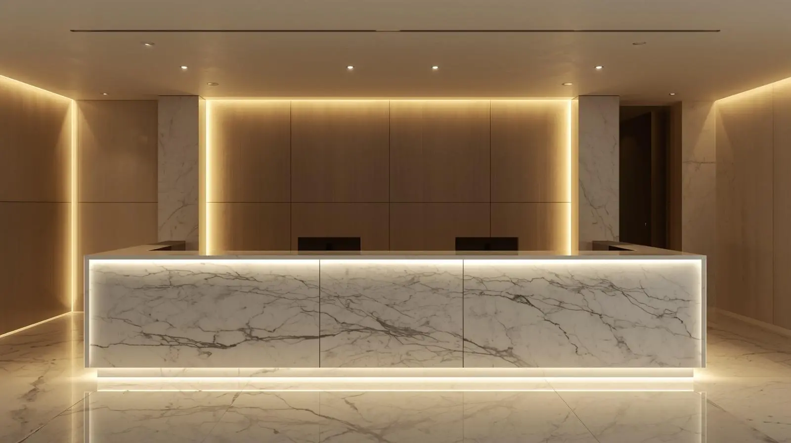 Quầy lễ tân thông minh 6 Quay le tan thong minh 1