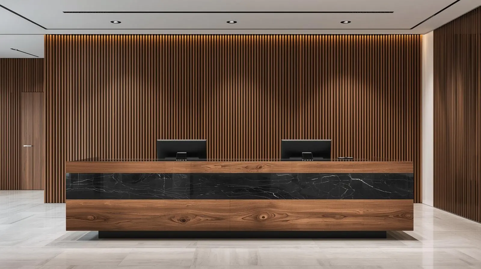 Quầy lễ tân thông minh 7 Quay le tan thong minh 2