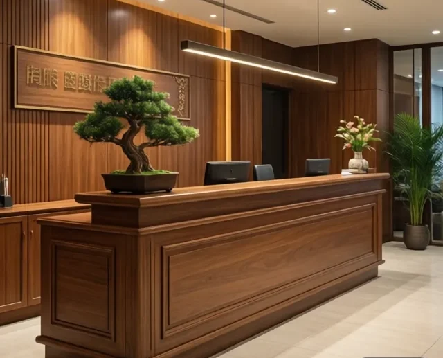 Quầy lễ tân tiện ích 9 Quay le tan tien ich 4 e1777347419570