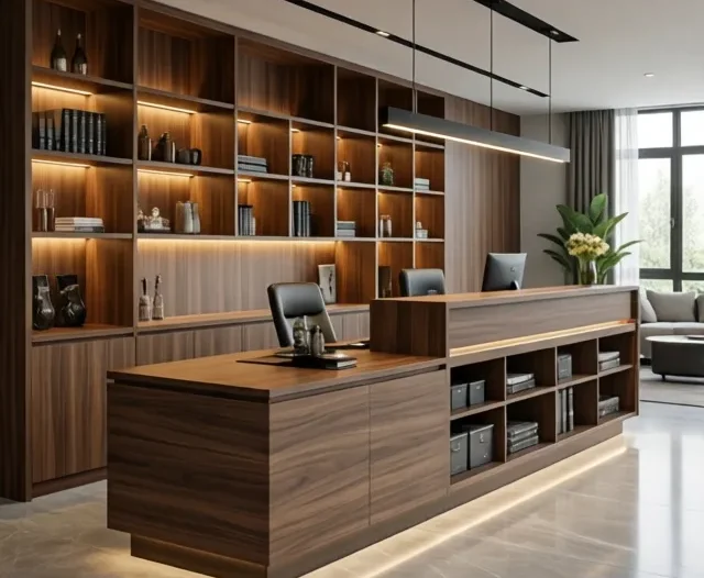 Quầy lễ tân tiện ích 10 Quay le tan tien ich 5 e1777347483193