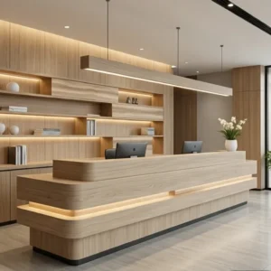 Quầy lễ tân tiết kiệm diện tích (2)