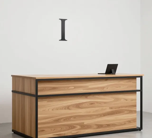 Thiết kế quầy lễ tân chuyên nghiệp 8 Thiet ke quay le tan chuyen nghiep 3 e1777279812255