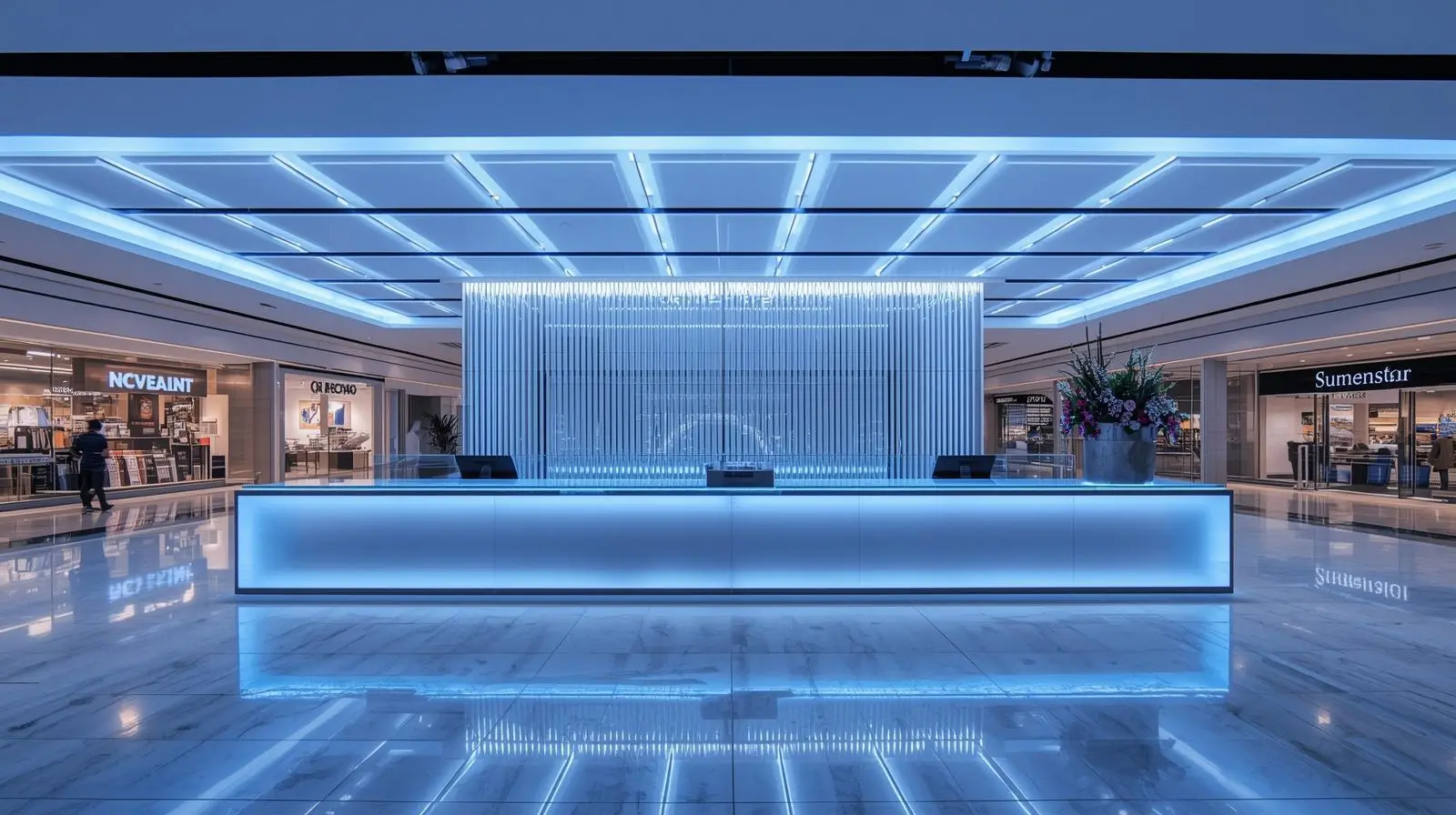 Thiết kế quầy lễ tân đẹp chuyên nghiệp 6 Thiet ke quay le tan dep chuyen nghiep 1