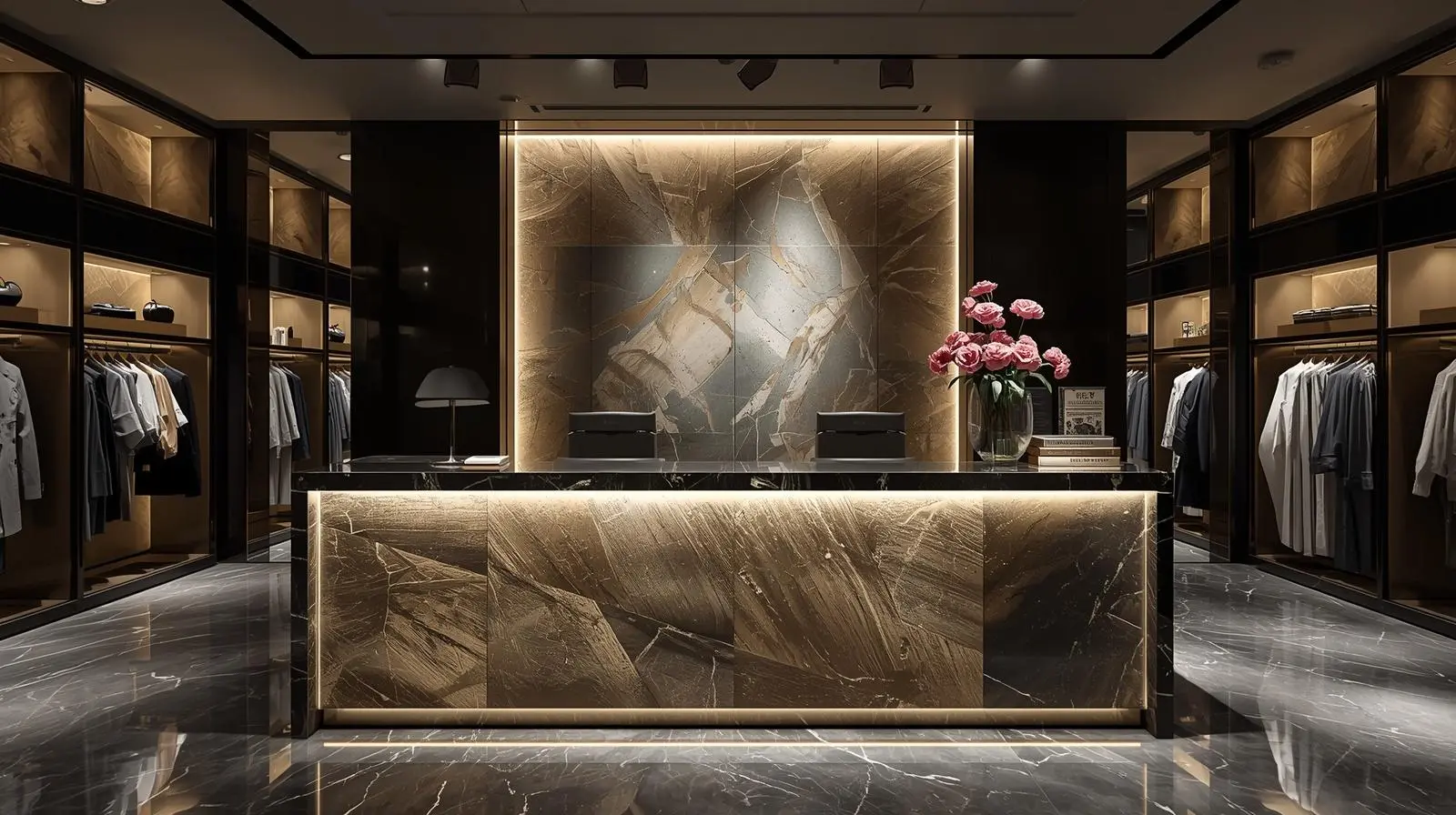 Thiết kế quầy lễ tân đẹp chuyên nghiệp 9 Thiet ke quay le tan dep chuyen nghiep 4