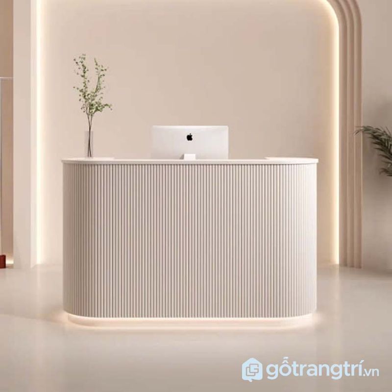 Quầy Lễ Tân Spa Sơn PU 7 Mẫu quầy lễ tân spa đẹp