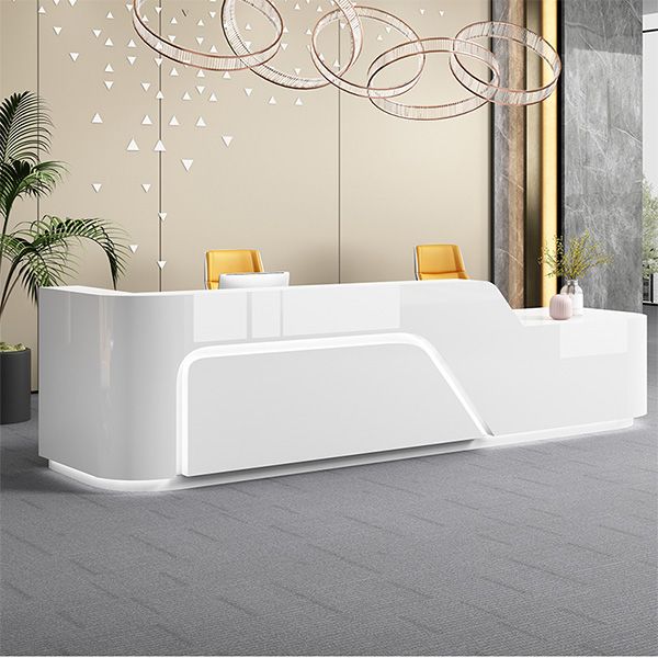 Sản Xuất Quầy Lễ Tân MDF 6 Quầy lễ tân sang trọng bằng gỗ MDF
