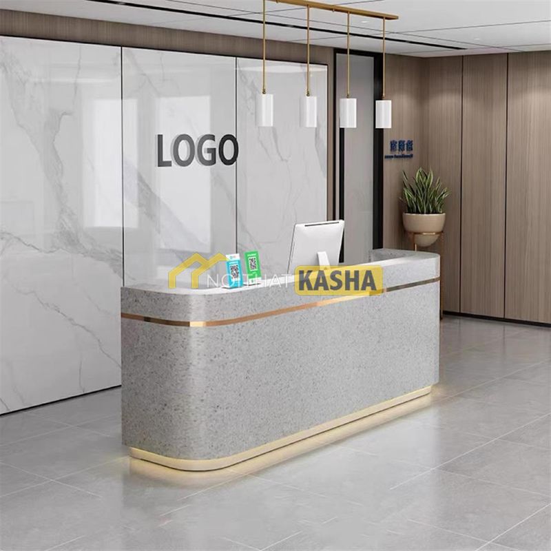 Quầy Lễ Tân Spa MDF 7 Quầy lễ tân MDF nhỏ gọn