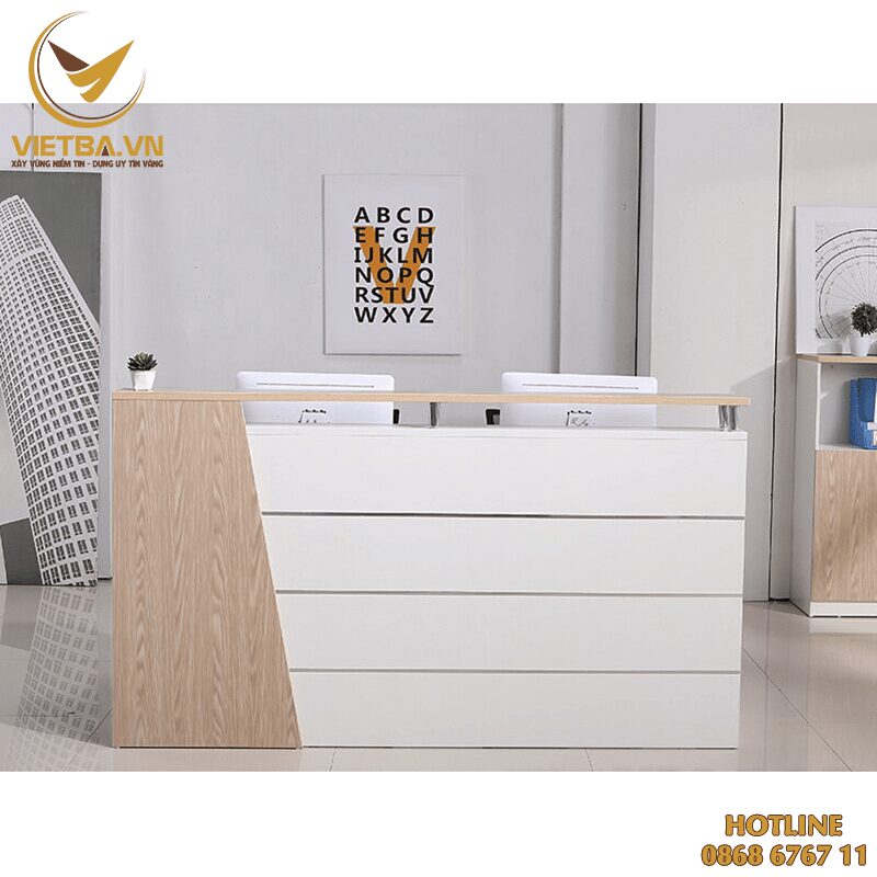 Quầy Lễ Tân Giá Rẻ 8 Mẫu quầy lễ tân đẹp, giá rẻ tại Hà Nội