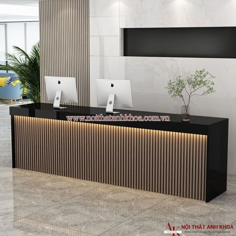 Quầy lễ tân đẹp giá rẻ 5 quầy lễ tân văn phòng đẹp
