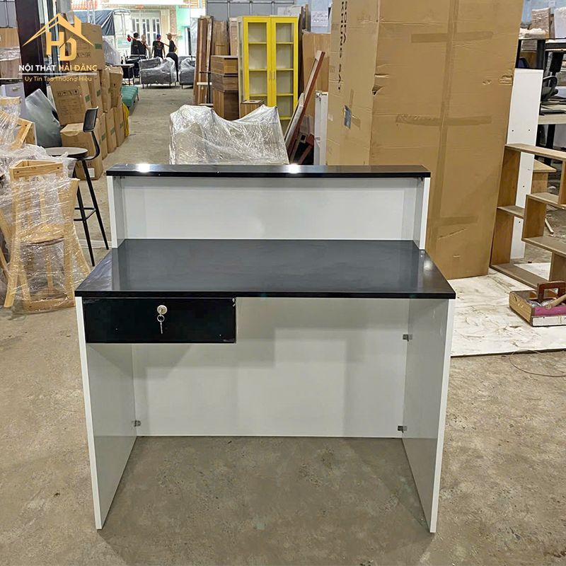 Xưởng Làm Quầy Lễ Tân 7 Quầy lễ tân cao cấp làm từ gỗ và đá