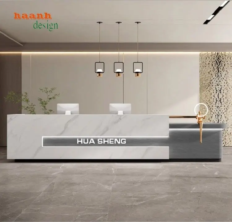 Quầy lễ tân đẹp đơn giản 7 Quầy lễ tân đẹp