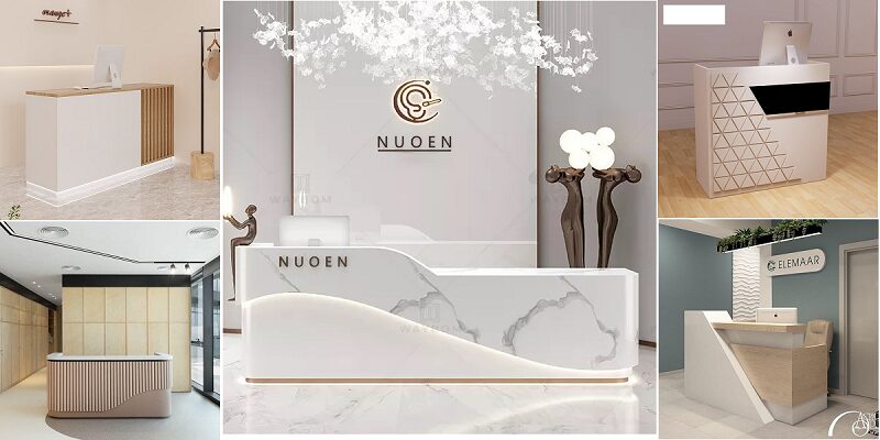 Quầy Lễ Tân Giá Rẻ 12 Quầy lễ tân giá rẻ TPHCM
