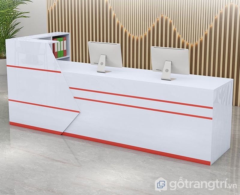 Quầy Tiếp Tân Gỗ Công Nghiệp 6 Quầy lễ tân gỗ công nghiệp đẹp
