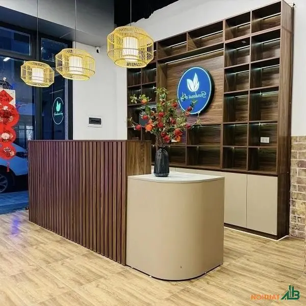Quầy lễ tân đẹp giá rẻ 7 quầy lễ tân giá rẻ đẹp