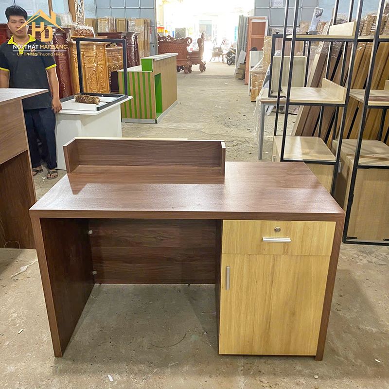 Sản Xuất Quầy Lễ Tân MDF 10 Mẫu quầy lễ tân MDF đẹp, đa dạng kiểu dáng