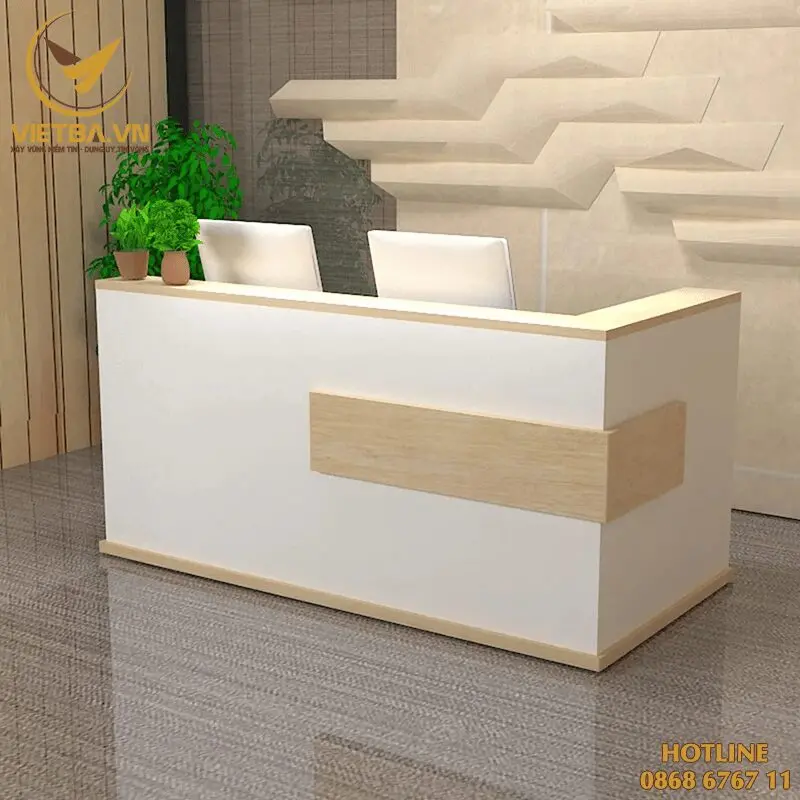 Quầy lễ tân đẹp mini 8 Quầy lễ tân nhỏ đẹp sang trọng