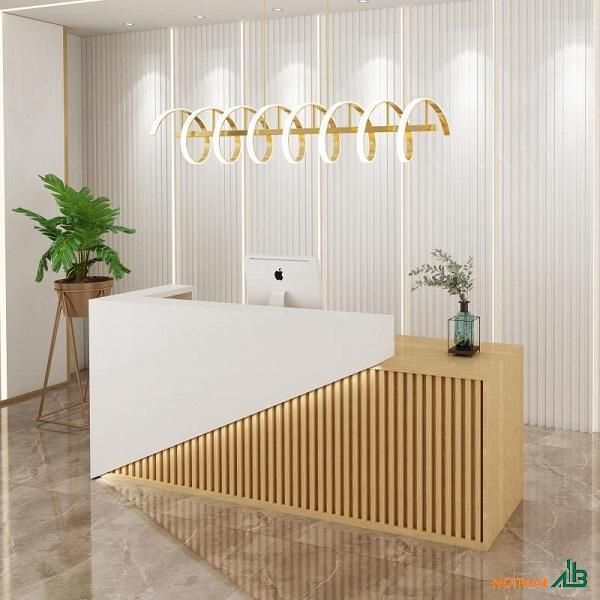 Thi Công Quầy Lễ Tân Spa 9 Quầy lễ tân spa độc đáo