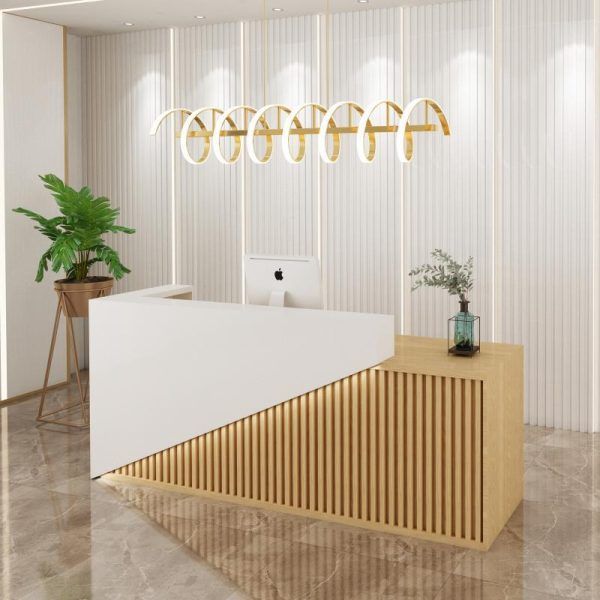 Quầy Lễ Tân Spa Long An 5 Quầy lễ tân spa phong cách tự nhiên