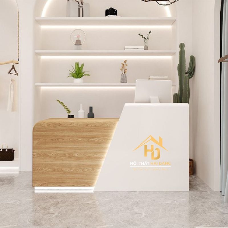Bàn Lễ Tân Spa 6 Quầy lễ tân spa chuyên nghiệp