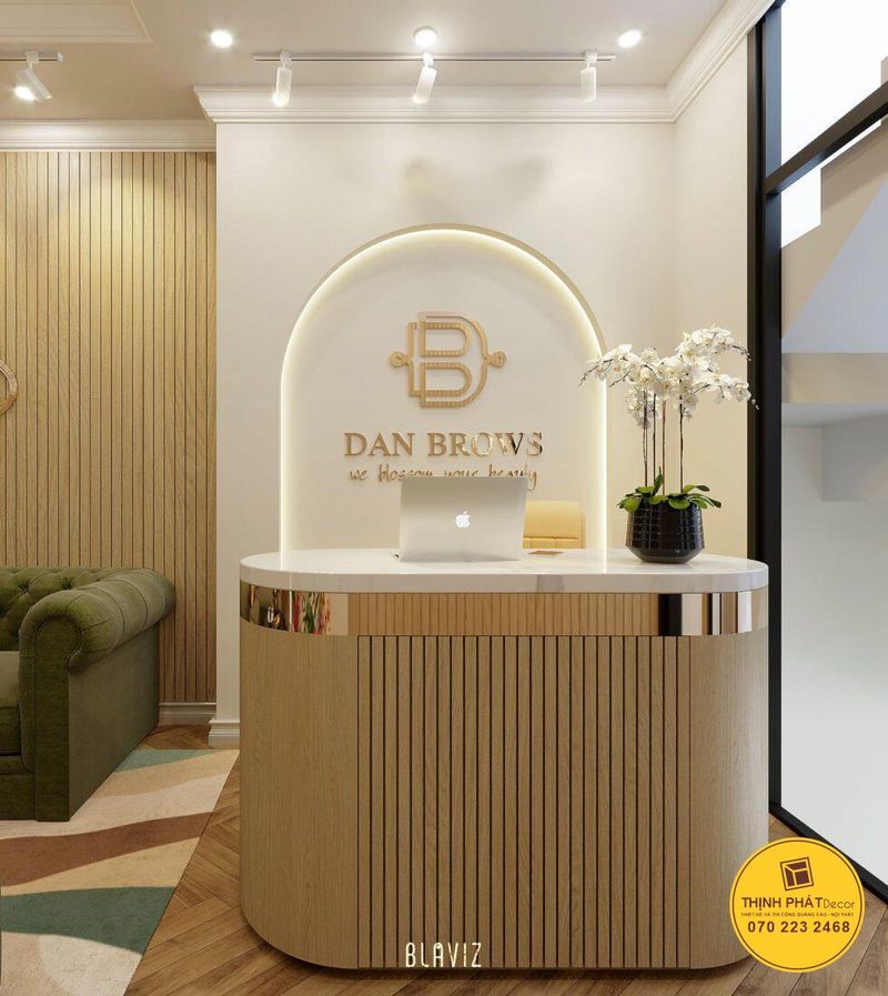 Quầy Lễ Tân Spa Long An 8 Quầy lễ tân spa giá rẻ