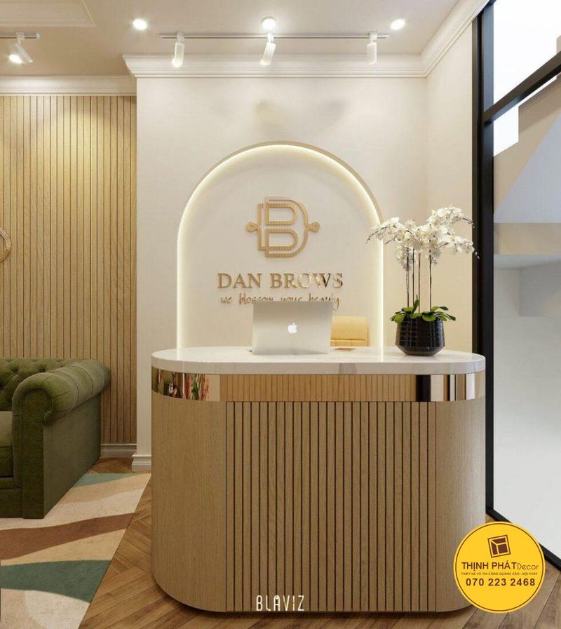 Quầy Lễ Tân Spa Tại TPHCM 8 Quầy lễ tân giá rẻ