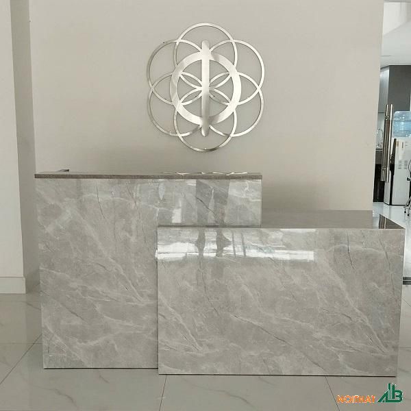 Quầy lễ tân đá marble cao cấp 5 quầy lễ tân gỗ công nghiệp MDF cao cấp