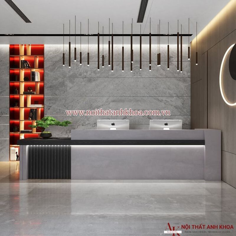 Quầy Lễ Tân Nội Thất Văn Phòng 6 Quầy lễ tân đẹp, hiện đại, giá rẻ