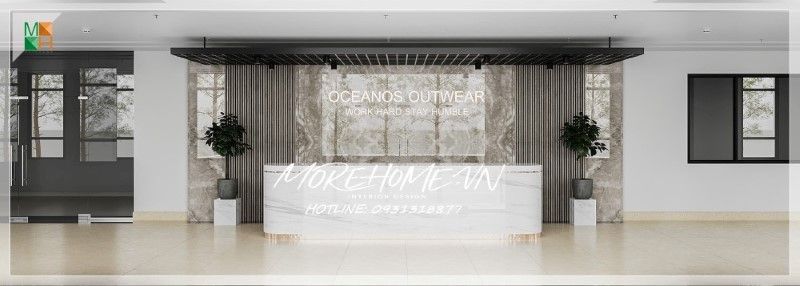 Quầy Lễ Tân Showroom 6 Quầy lễ tân cổ điển