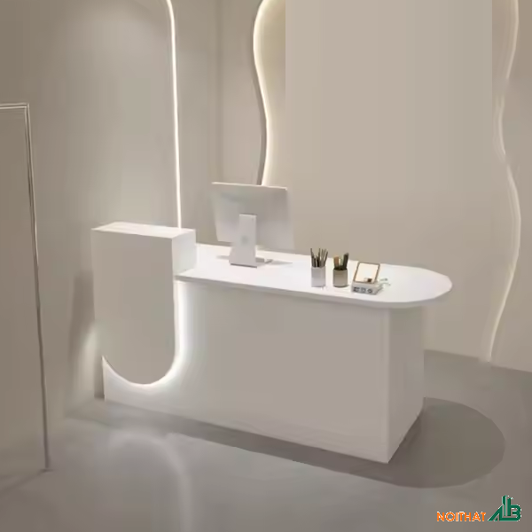 Quầy lễ tân đẹp cho spa 5 quay lẻ tân spa
