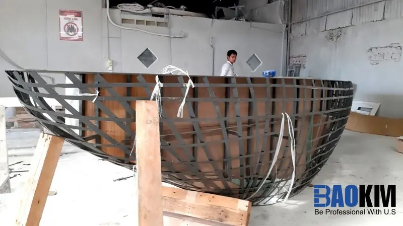Thi công quầy lễ tân mặt đá 3 quầy lê tân đá nhân tạo