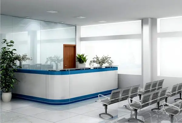 Thi công quầy lễ tân đẹp 7 Thi công quầy lễ tân hiện đại sáng trọng bậc nhất năm 2022