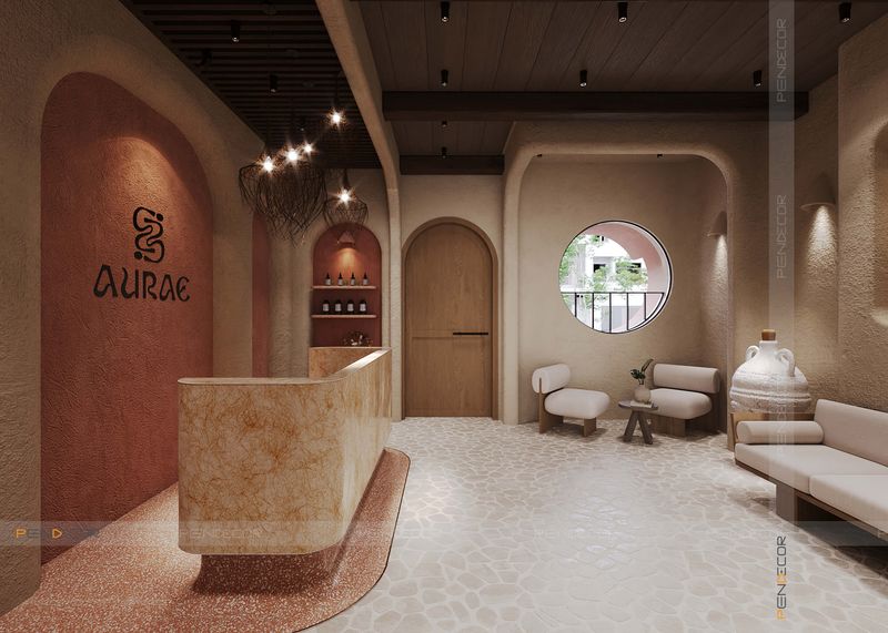 Quầy Lễ Tân Spa Miền Nam 7 Thiết kế quầy lễ tân spa