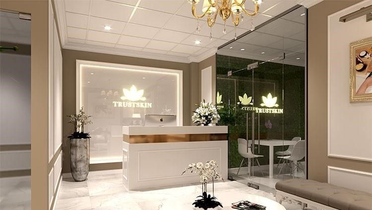 Quầy Lễ Tân Spa Tân Cổ Điển 8 Thiết kế spa chuyên nghiệp