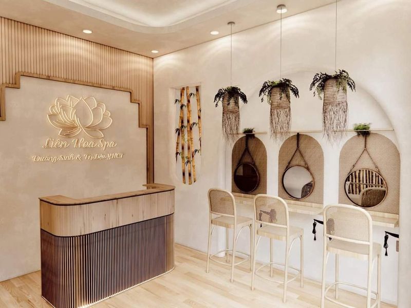 Quầy Lễ Tân Spa Dưỡng Sinh 10 Thiết kế spa dưỡng sinh với nội thất đơn giản, tinh tế